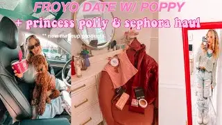 FROYO + MY 1 YEAR OLD PUPPY JOINS, GROCERY SHOPPING, SEPHORA & PRINCESS POLLY HAUL! 🩷