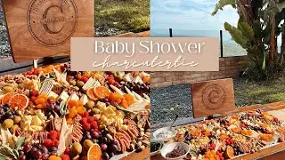 BABY SHOWER CHARCUTERIE TABLE | grocery haul + prep