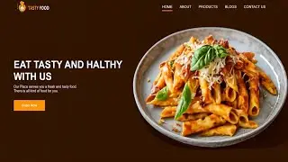 Food Ordering Website Using HTML & CSS | Step by Step Tutorial | Fast Code