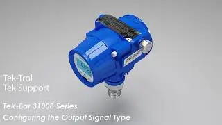 #tektrol Tek-Bar 3100B Pressure Transmitter Configuring the Output Signal Type