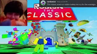Hfduhrud crying for 0:22 seconds about the Roblox classic event