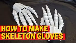 How to make skeleton gloves
