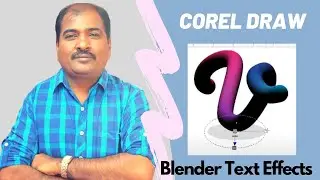 Blender text effects CorelDraw 