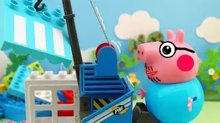 Тoy house, home construction, Peppa Pig Animation, 4K