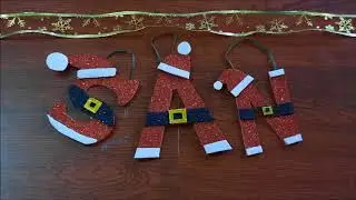 ADORNOS NAVIDEÑOS DE LETRAS PARA TU ARBOLITO DE NAVIDAD MANUALIDADES NAVIDEÑAS