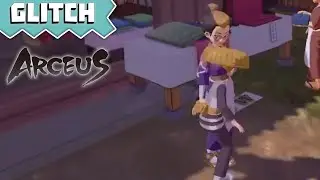 walk through npc glitch in pokemon legends arceus