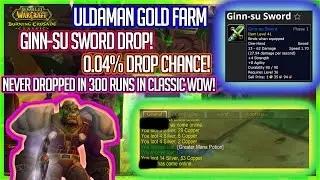 Ginn-Su Sword Drop! | EXTREMELY Rare World of Warcraft Sword! | 0.04% Drop Chance! | TBC Classic WoW