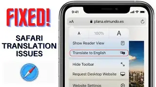 Safari Translation Not Working in iOS17? 5 Fixes