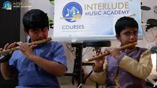 Flute Carnatic | Aneesh & Punarva (Junior Grade) | Guru - Prashanth Prasannakumar
