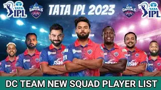 IPL 2023 | Delhi Capitals Team Full Squad | DC Full Squad 2023 | DC Team New Players List 2023