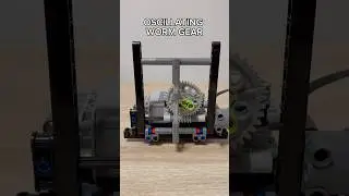 LEGO Oscillating Worm Gear Mechanism