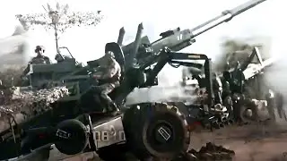 "TSUNAMI" - Indian Artillery In Action At LOC - HUNT0810