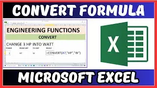 Convert Function in Excel in Hindi | Convert Function in Excel | How to Use Convert in Excel