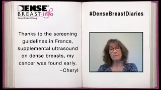 Dense Breast Diaries - Cheryl's Story (France)