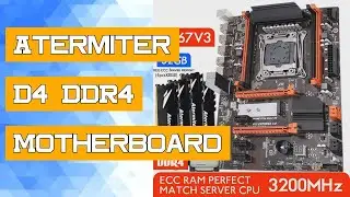 Atermiter D4 DDR4 Motherboard Set with Xeon E5 2667 V3 LGA2011-3 CPU X 8GB = 32GB 3200MHz DDR4 PC4 R