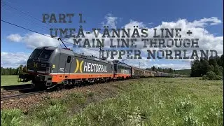 Trainspotting along the Main Line through Upper Norrland.