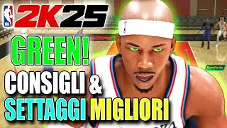 NBA 2K25: How to Go Green! Release Settings and Tips - PS5 Gameplay (ITA)