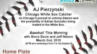 AJ Pierzynski, CHW catcher, on club's pursuit of Johnny Damon & Adrian Gonzalez - Sirius|XM