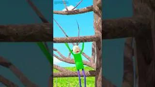 BALDI CAI DA ÁRVORE! #shorts #baldisbasics