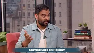Travel expert Ash Bhardwaj on Morning Live - 24 June 2024