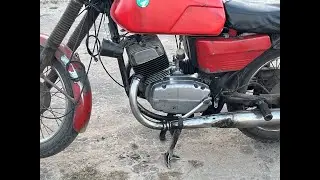 Двигатель Ява (Jawa) 350/634 тест 11.10.2022 после ремонта (г. Москва)
