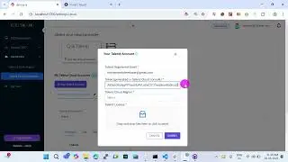 Talend Cloud Add Account into Devozy ai