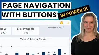 Page Navigation with Images and Buttons in Power BI -   NO BOOKMARKS