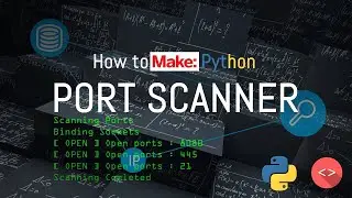 How To Make Nmap/Zenmap & Port Scanner in Python= PYTHON HERO