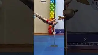 7 years old super strong! Pole sport kids championship 2023