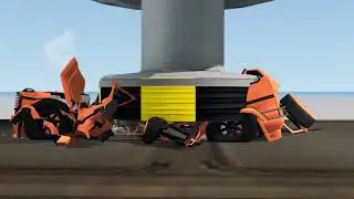 beamng drive crash test разрушения бимнг драйв hydraulic press гидравлический пресс