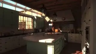 Sunset in the kitchen