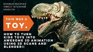 From Plastic to Polygons! Turning toys into 3D animations with the Revopoint MIRACO 3D Scanner