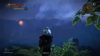 Witcher 2. Very long range aard and igni.