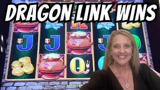 Dragon Link Wins on Happy & Peace!  #slots #casino #slotmachine