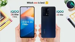 iQOO Z6 80w Vs iQOO Z5 5G - Full Comparison ⚡ Which one is best 🤔