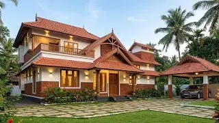 അതിമനോഹരം ഈ സ്വപ്ന ഭവനം | 3 Bedroom Double Story Kerala House | Kerala Traditional House | 3BHK home