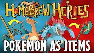 Homebrew Heroes- D&D 5e Pokémon Inspired Weapons & Items (Based on Starters, Legendaries and More!)