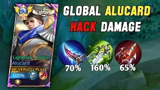 WHEN GLOBAL ALUCARD USE THIS NEW 100% HACK DAMAGE BUILD IN SOLO RANK GAME! (MUST TRY) ✅🔥