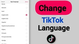 How To Change The Language On Tiktok On Android Phones - Full Guide 