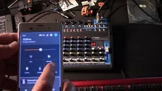 Pairing the Pyle Mixer PMXU63BT Bluetooth Via Android Cell Phone