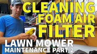 How to Clean Lawn Mower Air Filter - Lawn Mower Service and maintenance