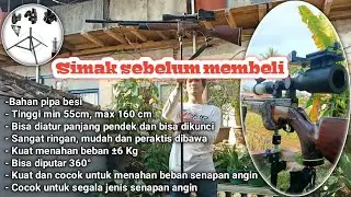 Unboxing review bipod senapan angin