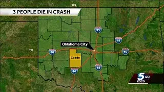 OHP: Three people killed in Caddo County crash
