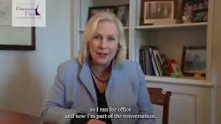 U.S. Senator Kirsten Gillibrand: women need to be “part of the conversation” in Government.