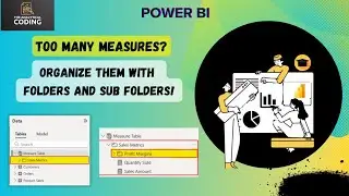 Organize Your Measures in Power BI with Folders and Sub Folders!| Power Bi Tutorial