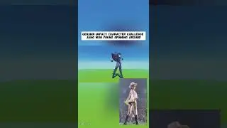 Genshin Impact character challenge Jang Won Young spinning around   |  Genshin Impact