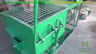 Mezcladora Esmma R30 con caja de velocidades.