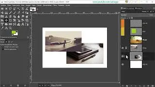 enlazar capas en Gimp
