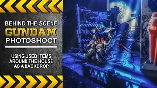 behind the scene gundam RG aile strike photoshoot