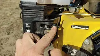 How to properly start a walk-behind tractor using a choke | And is it even necessary?